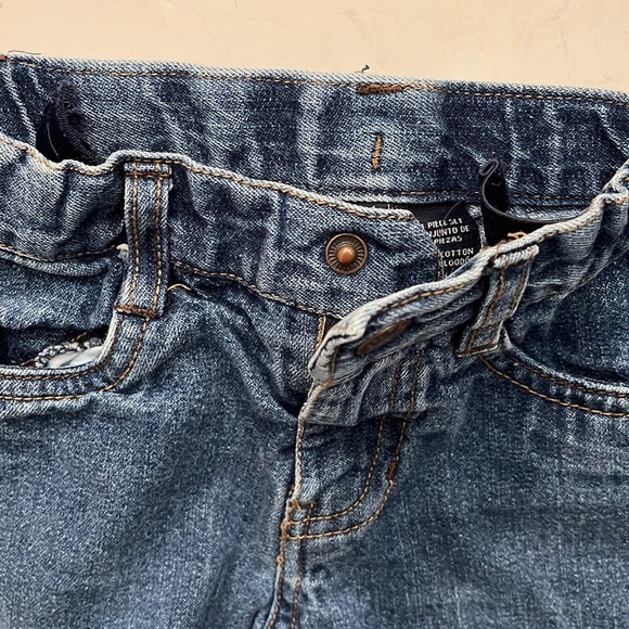 Nautica Toddler Jeans Size 3T Adjustable straps on the inside waist. Zipper. - Picture 3 of 13